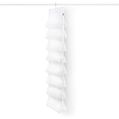 Avilia Hängande skoorganisatör för dörrar och skåp med 8 fack för 16 par, PEVA, 131 x 33 cm, vit Avilia Hängande skoorganisatör för dörrar och skåp med 8 fack för 16 par, PEVA, 131 x 33 cm, vit
