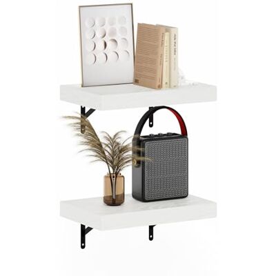Furinno Tanna Flytande vägghylla Väggmonterad hylla 2 cm Vit Furinno Tanna Flytande vägghylla Väggmonterad hylla 2 cm Vit