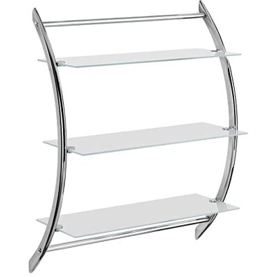 Wenko 15895100 Chrome Vermont exklusiv vägghylla, 57 x 71 x 22 cm Wenko 15895100 Chrome Vermont exklusiv vägghylla, 57 x 71 x 22 cm