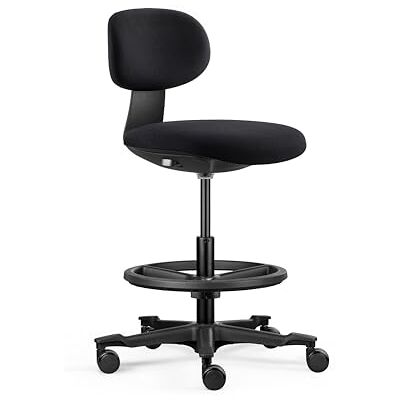 hjh OFFICE Ergonomisk Arbetsstol Work Mf2 W – Snurrstol Med Höjdjusterbart Ryggstöd, Sitthöjd Och Fotring, Stabilt Nylonfotkryss, Vit hjh OFFICE Ergonomisk Arbetsstol Work Mf2 W – Snurrstol Med Höjdjusterbart Ryggstöd, Sitthöjd Och Fotring, Stabilt Nylonfotkryss, Vit