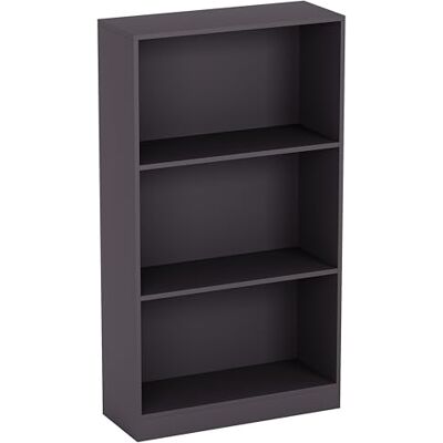 Vida Designs Cambridge 3 nivåer medium bokhylla, grå trähylla display förvaringsenhet kontor vardagsrum möbler Vida Designs Cambridge 3 nivåer medium bokhylla, grå trähylla display förvaringsenhet kontor vardagsrum möbler
