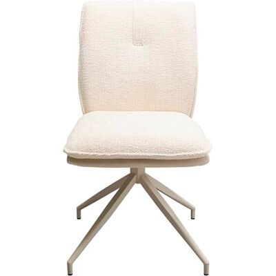 Kare Design snurrstol Hilla, vit, matrumsstol, stoppstol, 49 cm sitthöjd, 180 graders roterbar, vardagsrum, 85 x 61 x 47 cm (H/B/D) Kare Design snurrstol Hilla, vit, matrumsstol, stoppstol, 49 cm sitthöjd, 180 graders roterbar, vardagsrum, 85 x 61 x 47 cm (H/B/D)