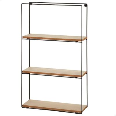 AKTIVE MAX Home Vägghylla, 30 x 10 x 50 cm, maximal vikt 6 kg, 3 hyllor, med metallram, rektangulär, modern design för upphängning, vardagsrumsdekoration, sovrum (18474) AKTIVE MAX Home Vägghylla, 30 x 10 x 50 cm, maximal vikt 6 kg, 3 hyllor, med metallram, rektangulär, modern design för upphängning, vardagsrumsdekoration, sovrum (18474)