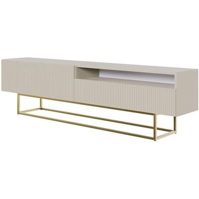 Selsey TV-element, tekniskt trä, gråbeige, 175 cm Selsey TV-element, tekniskt trä, gråbeige, 175 cm