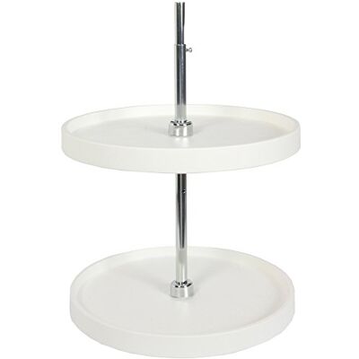 Knape & Vogt Lazy Susan, polymer, vit, 80 cm x 50 cm x 50 cm Knape & Vogt Lazy Susan, polymer, vit, 80 cm x 50 cm x 50 cm
