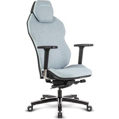 Quersus Stol, metall syntetiskt läder, blå, M-XL Quersus Stol, metall syntetiskt läder, blå, M-XL