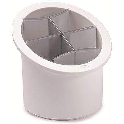 Snips , Bestick avlopp, bestickavlopp med avtagbara avdelare, vitt och grått, 17 x 16 x 16,5 cm, tillverkad i Italien, 0% BPA och ftalatfri Snips , Bestick avlopp, bestickavlopp med avtagbara avdelare, vitt och grått, 17 x 16 x 16,5 cm, tillverkad i Italien, 0% BPA och ftalatfri