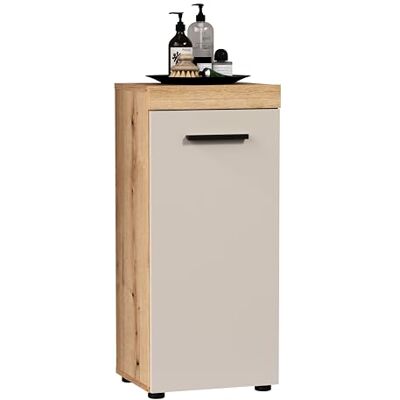 trendteam smart living – Ivrea – stativskåp – kashmir (beige)/ek – stående typ med 1 dörr (dörrstopp vänster/höger) och 1 hylla – (BxHxD) 36 x 81 x 31 cm – gott om lagringsutrymme trendteam smart living – Ivrea – stativskåp – kashmir (beige)/ek – stående typ med 1 dörr (dörrstopp vänster/höger) och 1 hylla – (BxHxD) 36 x 81 x 31 cm – gott om lagringsutrymme