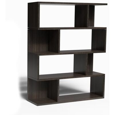 Mama Store Mångsidig minimal modulavdelare bokhylla 4 hyllor OLMO KAFFÉ CM 70 x CM 115 x CM 20 Mama Store Mångsidig minimal modulavdelare bokhylla 4 hyllor OLMO KAFFÉ CM 70 x CM 115 x CM 20