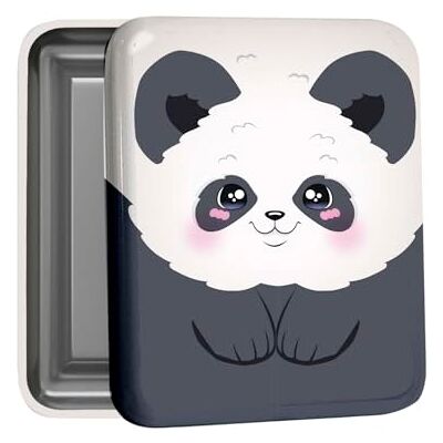 QUO VADIS Låda med goda prickar fantasi rundade hörn Kawaii flerfärgad 8 x 10 x 2,5 cm metall QUO VADIS Låda med goda prickar fantasi rundade hörn Kawaii flerfärgad 8 x 10 x 2,5 cm metall