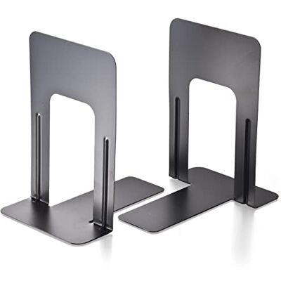 Officemate Bokstöd, 23 cm, halkfri bas, svart, par (93051) Officemate Bokstöd, 23 cm, halkfri bas, svart, par (93051)