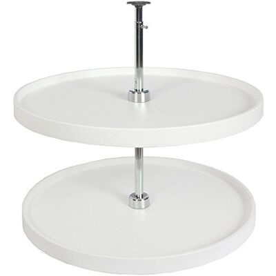Knape & Vogt PFN28ST-W 31,5 x 28 Fullrund polymer Lazy Susan skåp organisatör, vit Knape & Vogt PFN28ST-W 31,5 x 28 Fullrund polymer Lazy Susan skåp organisatör, vit