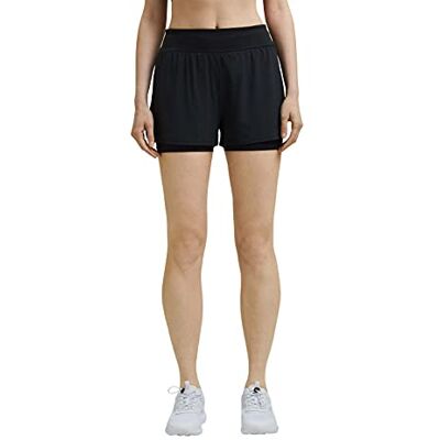 ESPRIT Sports Tennisshorts för kvinnor, 001/Svart, XL ESPRIT Sports Tennisshorts för kvinnor, 001/Svart, XL