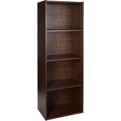 Iris Ohyama , Garderob med 4 hyllor / Trälåda med hyllor / Bokhylla / Sidoskåp, Enkel montering, modulär, design, Kontor, Vardagsrum Basic Storage Shelf CX-4 Brun Iris Ohyama , Garderob med 4 hyllor / Trälåda med hyllor / Bokhylla / Sidoskåp, Enkel montering, modulär, design, Kontor, Vardagsrum Basic Storage Shelf CX-4 Brun