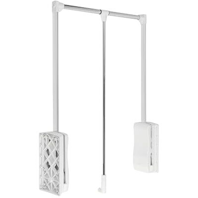 GTV – Klädhiss med gastryckfjädrar för skåp skåpbredd 875 mm – 1 200 mm strömavtagare med gaslyftare klädstänger vit GTV – Klädhiss med gastryckfjädrar för skåp skåpbredd 875 mm – 1 200 mm strömavtagare med gaslyftare klädstänger vit
