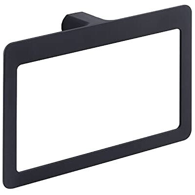 Gedy G-Kuala Lumpur, Ringhanddukar, Färg Svart, Badrumshanddukshållare Tillverkad av Cromall, Mässing och Glas, Garanti 2 år, Mått 15 x 23 x 5 CM och vikt 0,49 kg, FoU-design, Unik Gedy G-Kuala Lumpur, Ringhanddukar, Färg Svart, Badrumshanddukshållare Tillverkad av Cromall, Mässing och Glas, Garanti 2 år, Mått 15 x 23 x 5 CM och vikt 0,49 kg, FoU-design, Unik