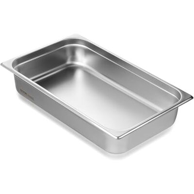VEVOR Hotellpanna, full storlek anti-sylt ångpanna, 0,8 mm tjock rostfritt stål restaurang ångbordspanna, 10 cm djup kommersiell bordspanna, cateringförvaring matpanna, för industri och vetenskap VEVOR Hotellpanna, full storlek anti-sylt ångpanna, 0,8 mm tjock rostfritt stål restaurang ångbordspanna, 10 cm djup kommersiell bordspanna, cateringförvaring matpanna, för industri och vetenskap