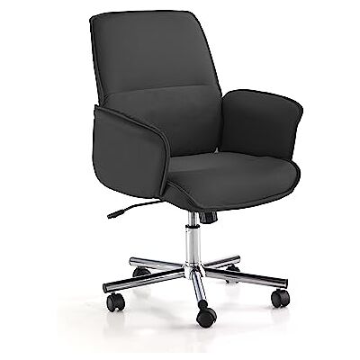 Wink Design Algoa Black Kontorsfåtölj, Metall, Svart, Krom, H91/97x62x62 cm Wink Design Algoa Black Kontorsfåtölj, Metall, Svart, Krom, H91/97x62x62 cm