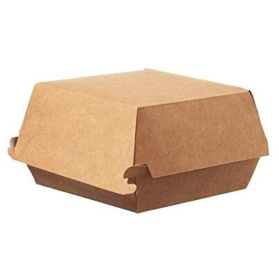 All Natural Hamburgarlåda, brun/vit, 11,5 x 10,5 x 8 cm All Natural Hamburgarlåda, brun/vit, 11,5 x 10,5 x 8 cm
