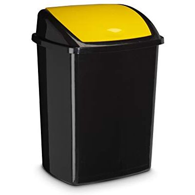 CEP 91947 avfallsbehållare rossignol med infällningsficka, 50 l, gul CEP 91947 avfallsbehållare rossignol med infällningsficka, 50 l, gul