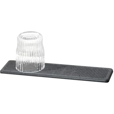Wenko Dräneringsmatta mod. Damon Diatomit snabbtorkande vattenabsorberande droppbricka kök fristående med silikonfötter 30 x 0,9 x 8 cm grå Wenko Dräneringsmatta mod. Damon Diatomit snabbtorkande vattenabsorberande droppbricka kök fristående med silikonfötter 30 x 0,9 x 8 cm grå