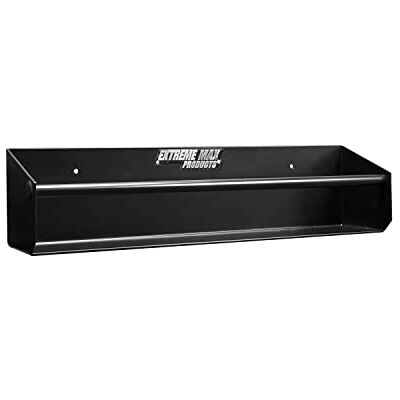 Extreme Max 5001.6137 väggmonterat aluminium förankringshängare förvaringsställ hylla för sluten racersläpvagn, butik, garage, förvaring – svart Extreme Max 5001.6137 väggmonterat aluminium förankringshängare förvaringsställ hylla för sluten racersläpvagn, butik, garage, förvaring – svart