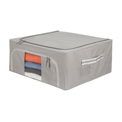 Kasanova Garderobeskrin med dubbellås 50x40x20cm Γκρι Kasanova Garderobeskrin med dubbellås 50x40x20cm Γκρι