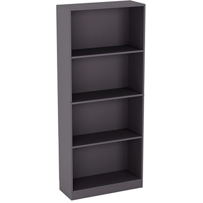 Vida Designs Cambridge 4 nivåer stor bokhylla, grå trähylla display förvaringsenhet kontor vardagsrum möbler Vida Designs Cambridge 4 nivåer stor bokhylla, grå trähylla display förvaringsenhet kontor vardagsrum möbler