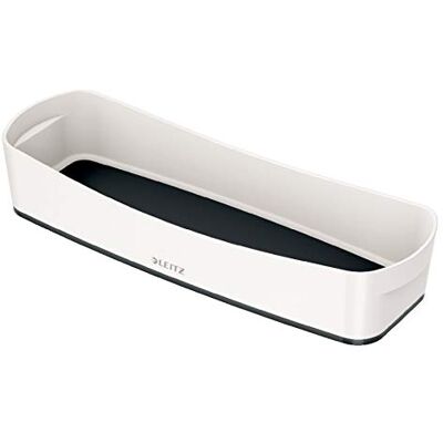 Leitz WOW MyBox Förvaringslåda, avlång, vit/svart, 52581095 Leitz WOW MyBox Förvaringslåda, avlång, vit/svart, 52581095