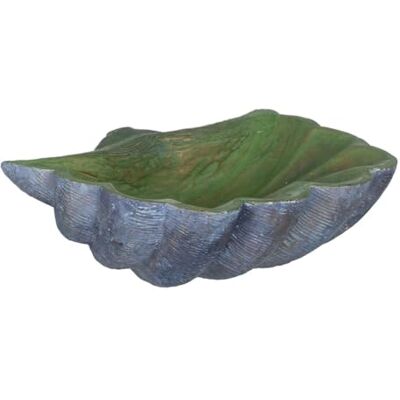 BigBuy Home Concha grön grå 35 x 28 x 12 cm BigBuy Home Concha grön grå 35 x 28 x 12 cm
