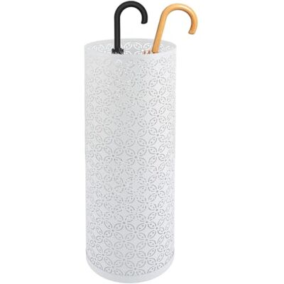 ASelected Metalltrumma paraplyställ ihåligt kreativt paraplyställ fristående paraplyhållare fack för kontor restaurang familj 42 x 15 x 15 cm paraplyställ (vit) ASelected Metalltrumma paraplyställ ihåligt kreativt paraplyställ fristående paraplyhållare fack för kontor restaurang familj 42 x 15 x 15 cm paraplyställ (vit)