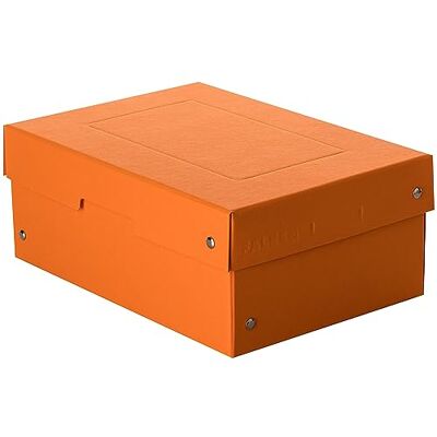 FALKEN Ref. 22001848000F PureBox Pastel 1 förvaringslåda med lock presentförpackning ingen plast A5-format höjd 100 mm utskuret handtag band orange FALKEN Ref. 22001848000F PureBox Pastel 1 förvaringslåda med lock presentförpackning ingen plast A5-format höjd 100 mm utskuret handtag band orange