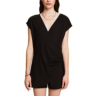 ESPRIT edc by Dam 053CC1L302 overaller, 001/BLACK, S, 001/Svart ESPRIT edc by Dam 053CC1L302 overaller, 001/BLACK, S, 001/Svart