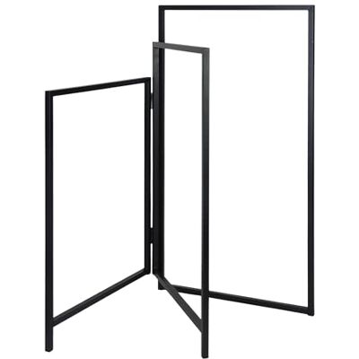 Relaxdays Vikbar handdukshängare i järn, 3 armar för handdukar och kläder, H x B: 80 x 44 cm, svart Relaxdays Vikbar handdukshängare i järn, 3 armar för handdukar och kläder, H x B: 80 x 44 cm, svart