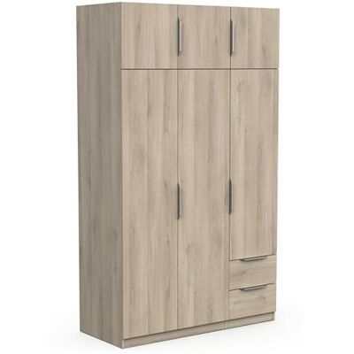 Demeyere Omklädningsskåp med garderob modern 6 dörrar 5 hyllor 2 lådor ek Kronberg-119, konstruerat trä, 119,4 x 51,1 x 203 cm Demeyere Omklädningsskåp med garderob modern 6 dörrar 5 hyllor 2 lådor ek Kronberg-119, konstruerat trä, 119,4 x 51,1 x 203 cm
