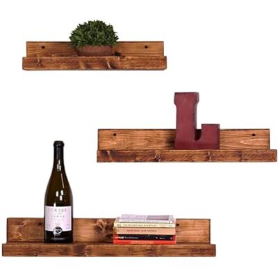 Hanah Home Handgjort Rustic Wall Set (3 delar) – 100% Spruce Wood, valnötsfärg, 60 x 8 x 15 cm, 50 x 8 x 15 cm, 40 x 8 x 15 cm Modern design för heminredning Hanah Home Handgjort Rustic Wall Set (3 delar) – 100% Spruce Wood, valnötsfärg, 60 x 8 x 15 cm, 50 x 8 x 15 cm, 40 x 8 x 15 cm Modern design för heminredning