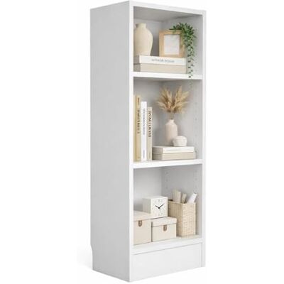 WELL HOME MOBILIARIO & DECORACIÓN Well Home Turia bokhylla med 2 hyllor, vit, 40,6 x 26,72 x 107,2 cm WELL HOME MOBILIARIO & DECORACIÓN Well Home Turia bokhylla med 2 hyllor, vit, 40,6 x 26,72 x 107,2 cm