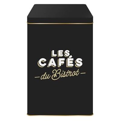 COOK CONCEPT , BT6823, Elegant Metal Café Bistro Box för praktisk och estetisk förvaring, Optimalt skydd av mat, Storlek 10,8x18,4x10,8 cm, Färger Svart, Grön, Beige COOK CONCEPT , BT6823, Elegant Metal Café Bistro Box för praktisk och estetisk förvaring, Optimalt skydd av mat, Storlek 10,8x18,4x10,8 cm, Färger Svart, Grön, Beige