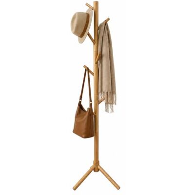 Relaxdays , klädställ, 8 krokar, modulär klädställning, upp till 175 cm, hall & kontor, furu, natur Relaxdays , klädställ, 8 krokar, modulär klädställning, upp till 175 cm, hall & kontor, furu, natur
