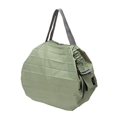 MARNA Japansk kompakt hopfällbar Shupatto shoppingväska storlek M Mori (skog) japansk shoppingväska blandad, Militär grön, 32 x 32 cm, Samtida MARNA Japansk kompakt hopfällbar Shupatto shoppingväska storlek M Mori (skog) japansk shoppingväska blandad, Militär grön, 32 x 32 cm, Samtida