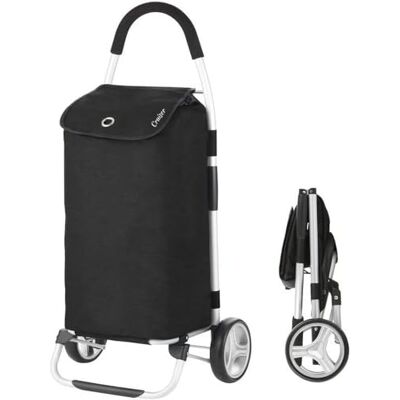 Cruiser Shoppingvagn 45 ltr – vikbar shoppingvagn vikbar med kylfack – med lastkrok (svart) Cruiser Shoppingvagn 45 ltr – vikbar shoppingvagn vikbar med kylfack – med lastkrok (svart)