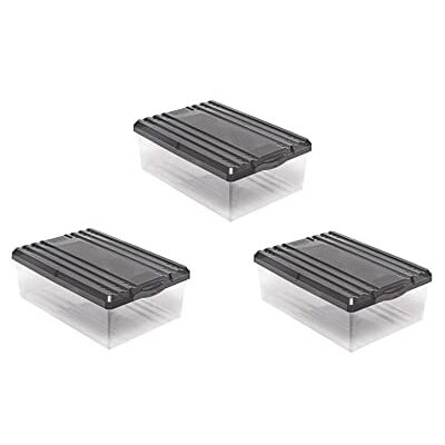 Essential Foods Skolåda skolåda med ventilationshål och plastlock, 8 l, set om 3 stycken Essential Foods Skolåda skolåda med ventilationshål och plastlock, 8 l, set om 3 stycken