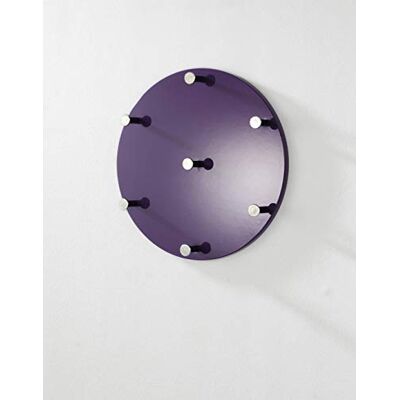 HAKU Väggklädhängare björnbär, krom, MDF, metall Storlek: D 5 cm x Ø 35 cm, Stil: Modern HAKU Väggklädhängare björnbär, krom, MDF, metall Storlek: D 5 cm x Ø 35 cm, Stil: Modern