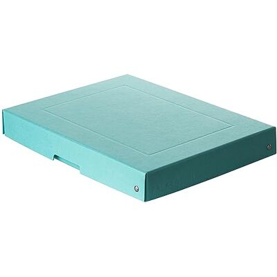 FALKEN Ref. 22001856000F PureBox Pastel 1 förvaringslåda med lock presentförpackning ingen plast A4-format höjd 40 mm utskuret handtag band blå FALKEN Ref. 22001856000F PureBox Pastel 1 förvaringslåda med lock presentförpackning ingen plast A4-format höjd 40 mm utskuret handtag band blå