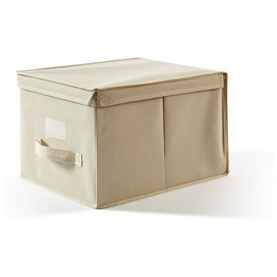 Perfetto Perfekt mer EasyBox förvaringslåda av plast, tyg, ecru, 30,0 x 40,0 x 25,0 cm Perfetto Perfekt mer EasyBox förvaringslåda av plast, tyg, ecru, 30,0 x 40,0 x 25,0 cm