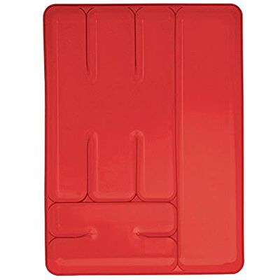 Excelsa Excèlsa "Rainbow" 6 fack röd bestickbricka Excelsa Excèlsa "Rainbow" 6 fack röd bestickbricka