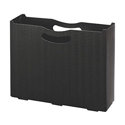 Smead Poly fillåda, 7,62 cm expansion, bokstavsstorlek, svart vågmönster (71631) Smead Poly fillåda, 7,62 cm expansion, bokstavsstorlek, svart vågmönster (71631)