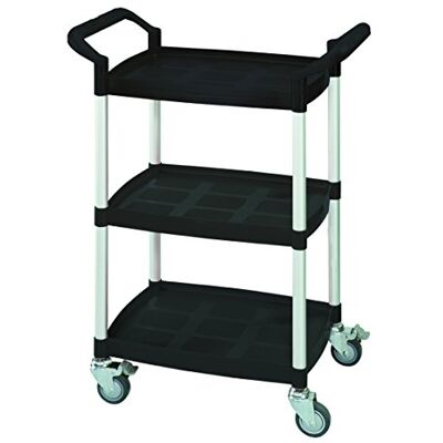 Equip plastbil SKMW-430-R, 3 lager, LxBxH: 655 x 370 x 900 mm, kapacitet: 100 kg, röd, svart, 1 Equip plastbil SKMW-430-R, 3 lager, LxBxH: 655 x 370 x 900 mm, kapacitet: 100 kg, röd, svart, 1