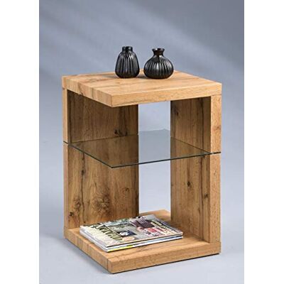 M2 Kollektion HomeTrends4You Domingo Sängbord, MDF, Säkerhetsglas, Brun, 40 x 40 x 60 cm M2 Kollektion HomeTrends4You Domingo Sängbord, MDF, Säkerhetsglas, Brun, 40 x 40 x 60 cm