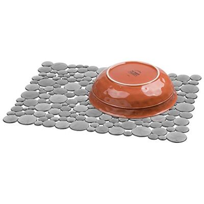 InterDesign iDesign 9253 - Grå - 30,5x39,5 cm - PVC diskbänksmatta InterDesign iDesign 9253 - Grå - 30,5x39,5 cm - PVC diskbänksmatta